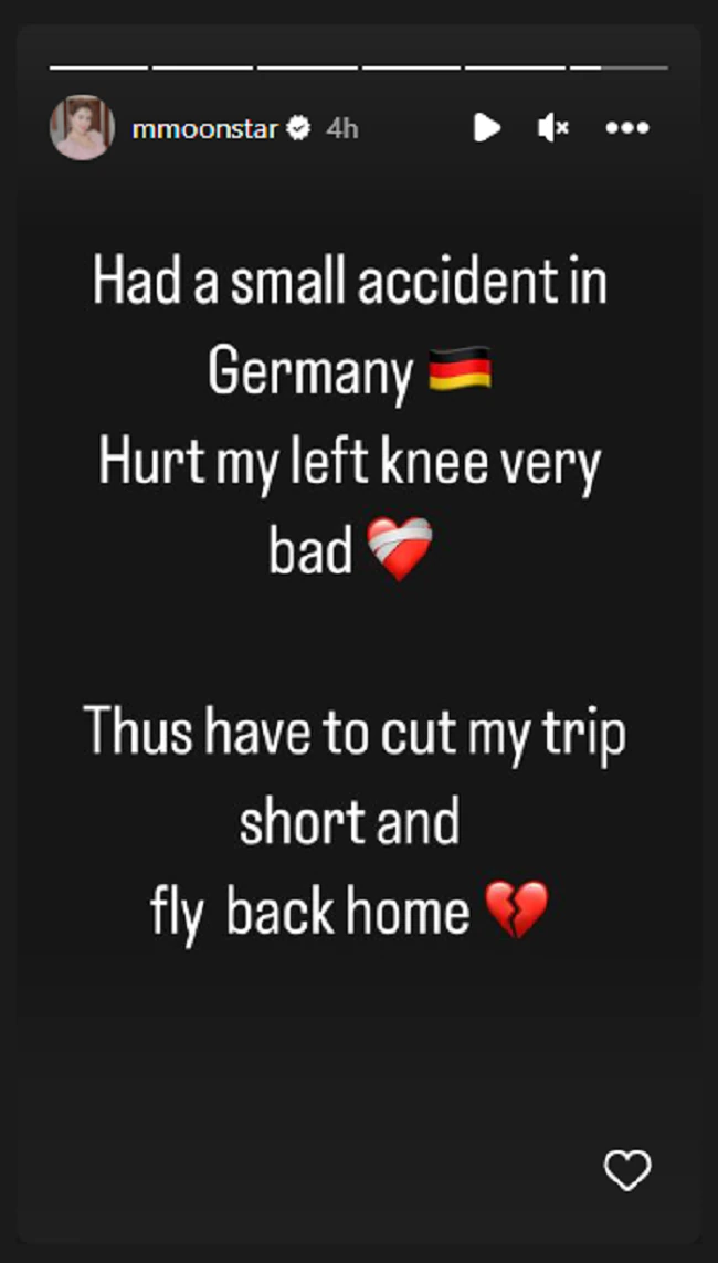 Munmun Dutta Accident Post