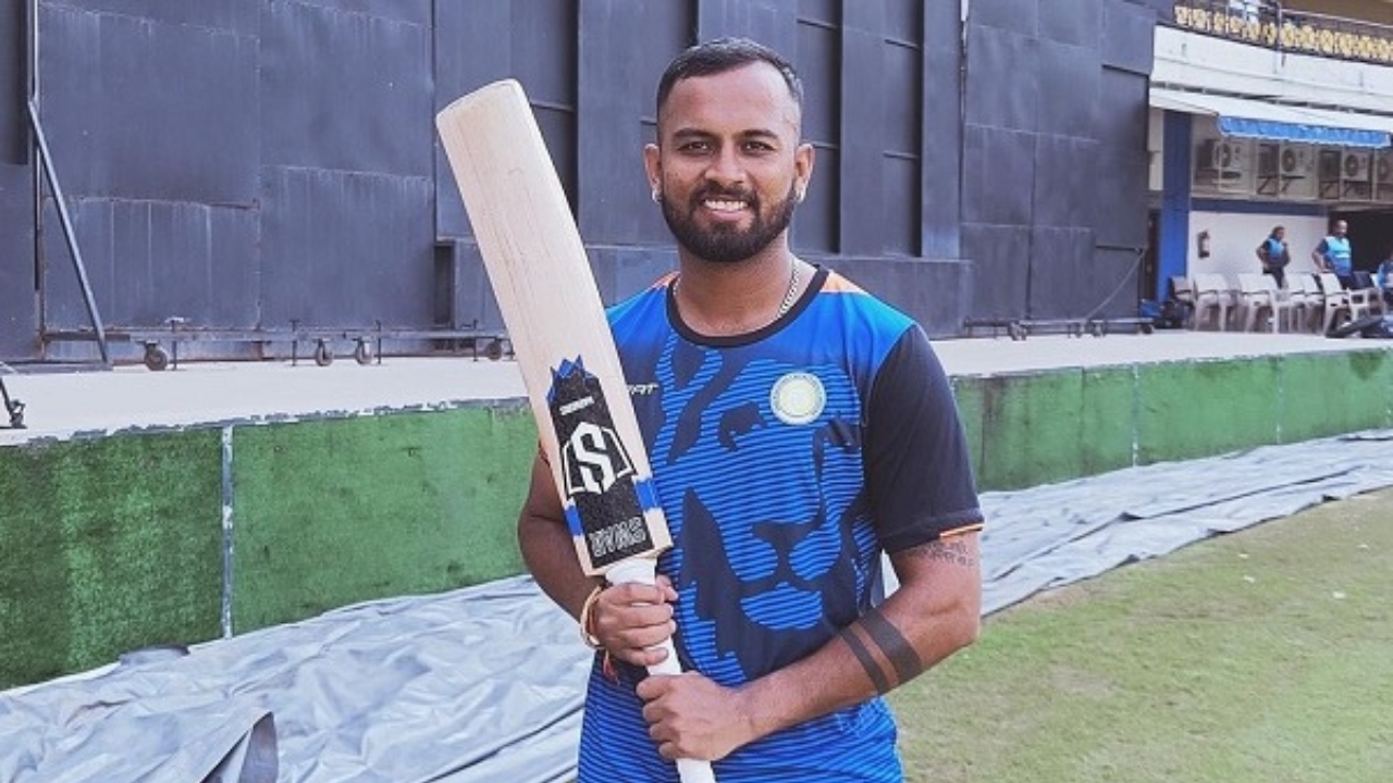 Samarth Vyas Double Century