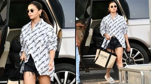 Alia Bhatt Wears Balenciaga Shirt
