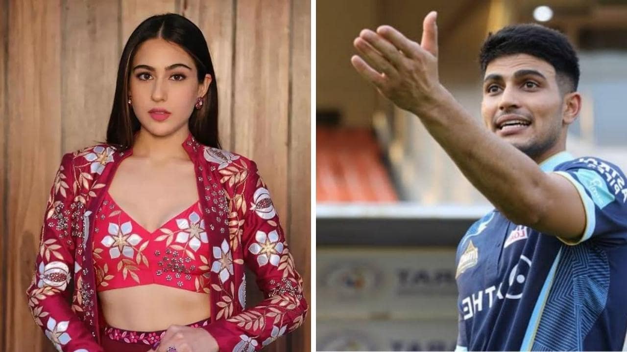 Shubman Gill and Sara Ali Khan