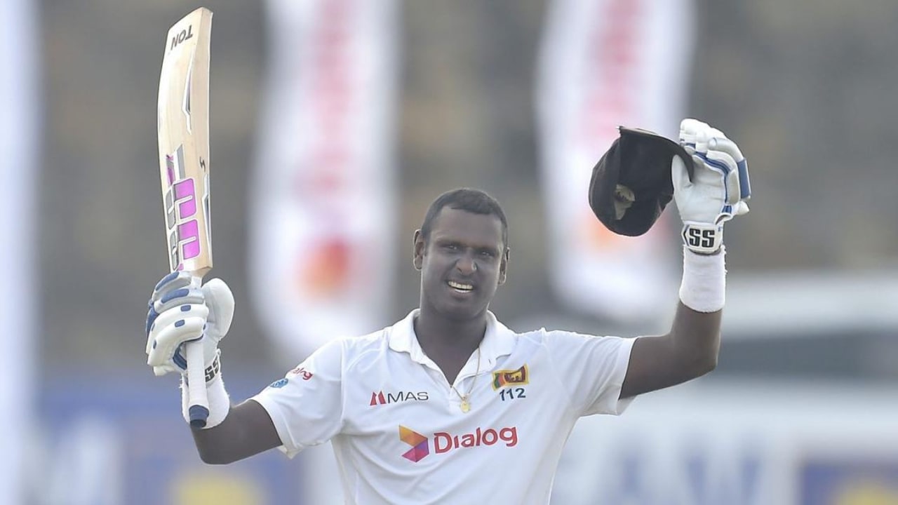 Angelo Mathews NZ vs SL