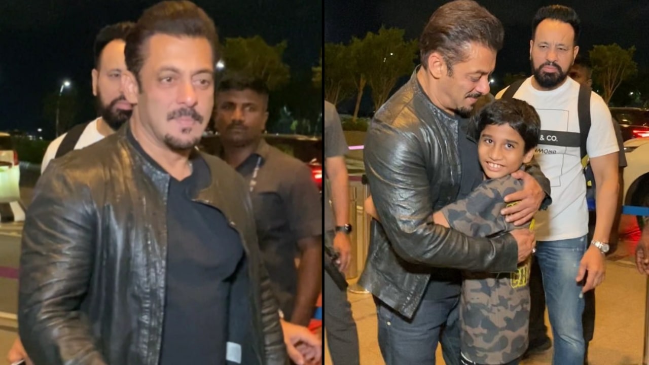 Salman Khan Hugs Little Fan