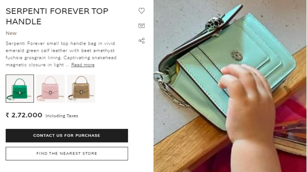 Malti Marie Bulgari Bag Price