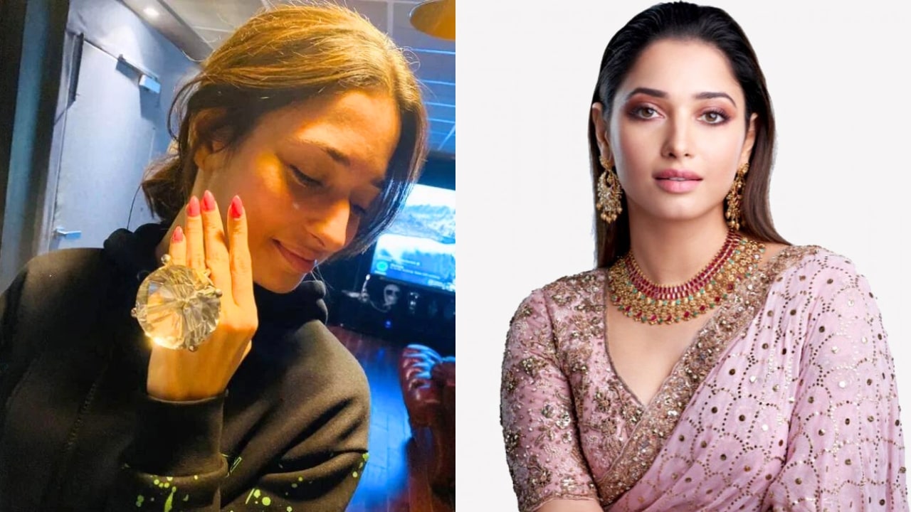 Tamanna Bhatia Diamond Ring