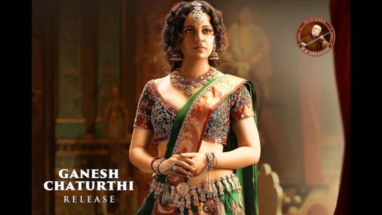 Kangana Ranaut Stuns in Green Saree and Curly Hair; First Look from ...