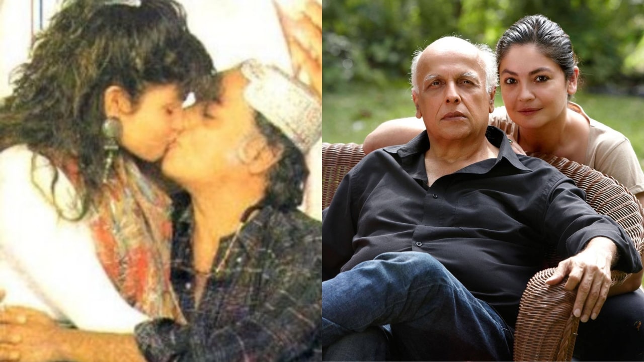 Mahesh Bhatt Lip Lock With Pooja Bhatt