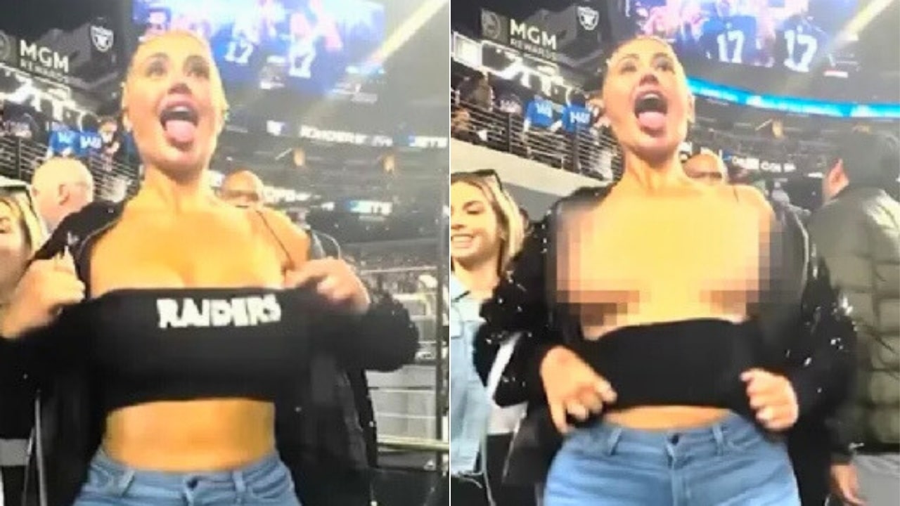 Danii Banks Removes Bra On Live TV