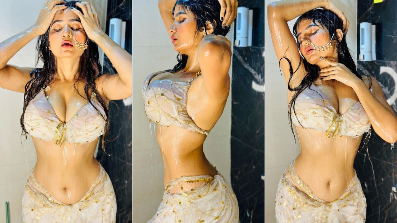 Neha Singh Private Shower Photos
