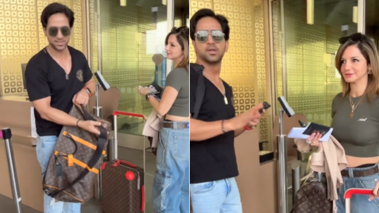 Sussanne Khan and Arslan Goni Airport Blunder