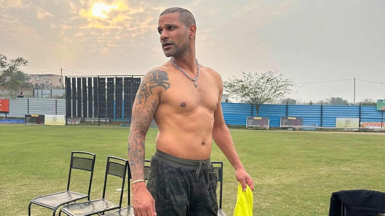 Shikhar Dhawan Is Working Hard During Preparations For IPL 2024
