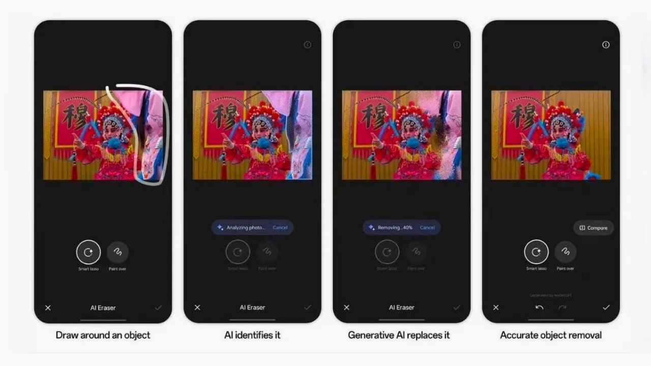 Oppo Reno 11 Series AI Eraser