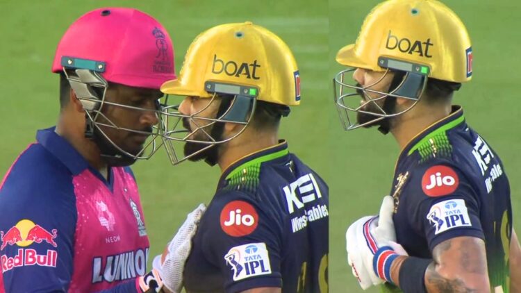 Sanju Samson Checks Virat Kohli Heartbeat