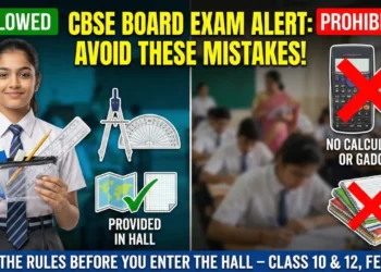 CBSE Exam Hall Rules 2026
