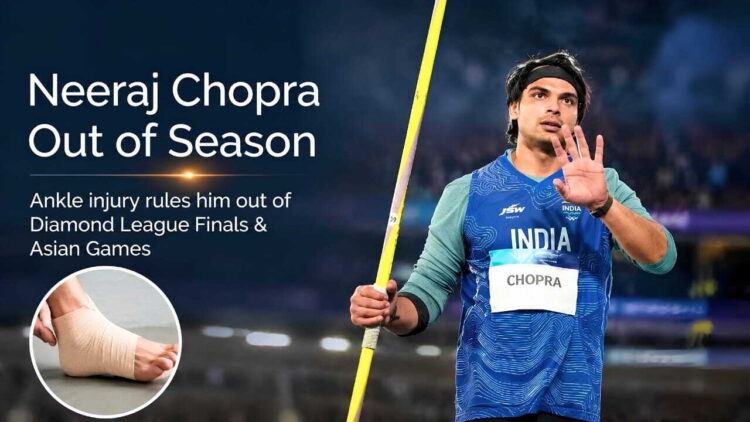 Neeraj Chopra Season Withdrawal