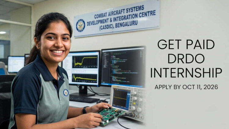 DRDO CASDIC Paid Internship 2026