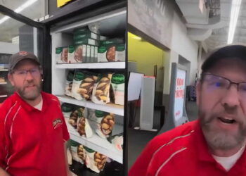 US Supermarket Employee Viral Video