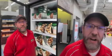 US Supermarket Employee Viral Video